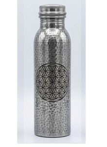 Botella de Agua de Cobre con Diseño Atractivo y Acabado Patinado, Botellas de Cobre Portátiles de Diseño Moderno - Product Image 3