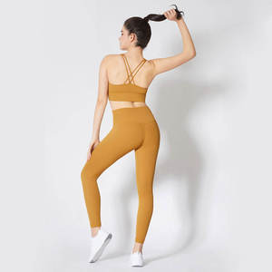 2026 Plus Size Women's Yoga Workout Sets Textured Eco-Friendly Breathable Anti-Bacterial 2-Piece Activewear - Product Image 4
