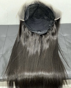 Calidad de lujo La peluca Sin enredos Cabello humano crudo vietnamita hecho de 2 paquetes Color Natural - Product Image 2