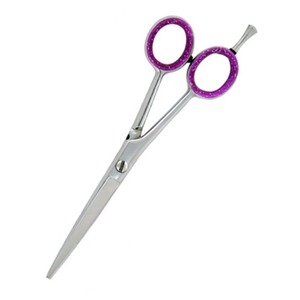 Nouvel arrivage : Ciseaux de barbier professionnels pour droitiers, lame affûtée, haute qualité, manche moyen, en acier inoxydable pour cheveux - Product Image 1