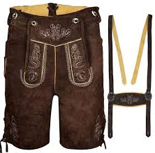 Men Bavarian Lederhosen Eco-Friendly Plus Size OEM Custom Oktoberfest German <b>Beer</b> Festival Cosplay Costume Pants - Product Image 3