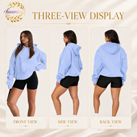 Pull ample pour femme, pull à capuche décontracté à manches longues, idéal pour un usage quotidien en automne pour se tenir au chaud.