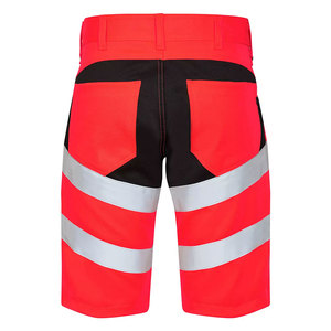 Shorts de travail haute visibilité avec bande réfléchissante, 100% coton, séchage rapide, multi-poches, cargo, sécurité - Product Image 4
