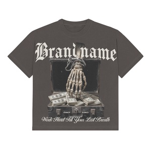 Camisetas de Hombre de Primera Calidad, Totalmente Personalizadas, 2026, 100% Algodón, Cuello Redondo, Corte Holgado, Precios al por Mayor - Product Image 1