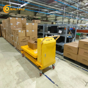NBN-2000kg-860L 2 Ton Ultra <b>Low</b> Profile Hydraulic Lift <b>Table</b> 105mm Min Height 220V for Manual Pallet Trucks Warehouse - Product Image 4