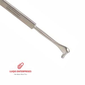 Retractor de párpados Desmarres de doble punta, instrumento quirúrgico oftálmico de acero inoxidable - Product Image 3