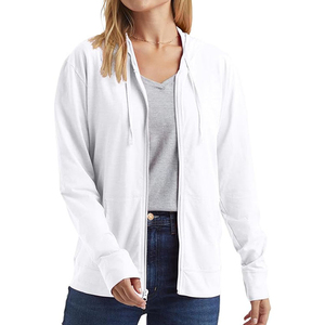 High Quality Relaxed Fitted Women's Long Sleeve Zipper Hoodies Custom Premium Selling <b>String</b> Hoodie <b>Top</b> Selling Female Hoody - Product Image 2