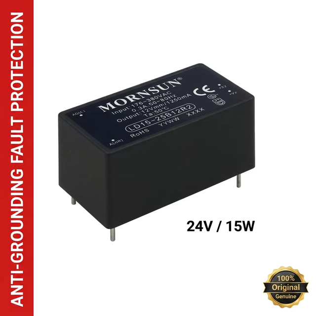 LD15-25B24R2 15W 24V 0.625A 24V DC Power Supply AC to DC Converter 24V Power DIN Rail Module