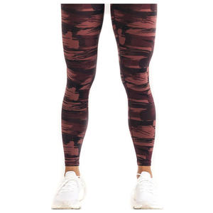 Leggings de yoga taille haute en forme de V avec motif torsadé, imprimé par sublimation, en Spandex et Polyester, extensibles dans les quatre sens - Product Image 5