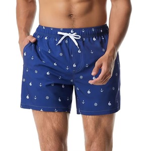 Shorts d'été pour hommes, de plage et d'extérieur, séchage rapide, imperméables, extensibles, grande taille, taille mi-haute, brodés - Product Image 6