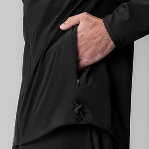 Chaqueta cortavientos unisex ligera de nailon con capucha y cremallera, estampada, informal, para exteriores, para hombre. - Product Image 4