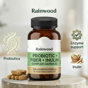 Probiotiques Rainwood avec <span class=keywords><strong>Inuline</strong></span> et Fibres Alimentaires en Capsules – Complément Naturel pour le Soutien Intestinal – Service de Marque Blanche en Gros - Product Image 1