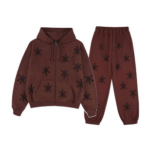 Custom Color Streetwear Men Fashion Rhinestone Tracksuit Premium Quality Latest Design Men Tracksuit - Product Image 1