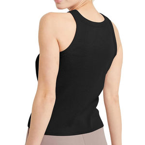 Camiseta deportiva transpirable de marca privada para correr y hacer ejercicio, camiseta sostenible para mujer con logo personalizado - Product Image 3