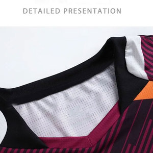Uniforme de Bádminton Profesional de Poliéster Transpirable de Secado Rápido, Precio al por Mayor de Alta Calidad - Product Image 3