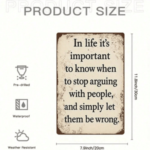 CIFbuy Targa Rustica Vintage in Alluminio 20.3x30.5cm (8x12 Pollici) Stile Fattoria per Casa con TikTok per Servizio Ritiro Temu - Product Image 2