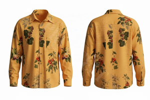 เสื้อเชิ้ตแฟชั่นสตรีทสไตล์ทันสมัย ติดกระดุม พิมพ์ลายตามสั่ง ดีไซน์เก๋ ใส่ได้ทุกฤดู รับออกแบบโลโก้ตามสั่ง - Product Image 6