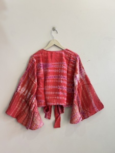 Handmade Tie and Dye <b>Silk</b> <b>Crop</b> <b>Top</b> For Women Summer Tank <b>Top</b> Women Blouse Vintage <b>Silk</b> <b>Top</b> - Product Image 6