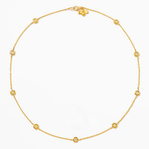 Collar de Oro Blanco de 14K con Diamante Cultivado en Laboratorio de Corte Redondo de 0.50ct, Color D-G/VS, Diseño de Abeja Pequeña, Ideal para Bodas, Eventos Formales y Comunitarios - Product Image 1