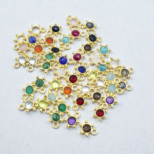 Colgante de Calcedonia Aqua Chapado en Oro de Plata Esterlina 925, Hecho a Mano, con Gema, para Collar y Pulsera - Product Image 3