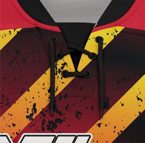 Camisetas de hockey sobre hielo por sublimación personalizadas de alta calidad, uniformes de Jersey de manga larga - Product Image 4