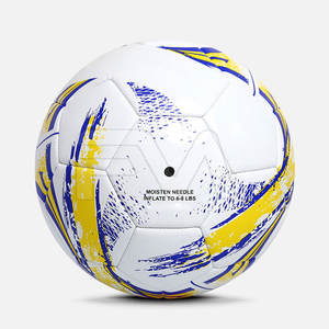 Ballon de football cousu à la machine, nouvelle conception, couleur et taille personnalisées, fabriqué au Pakistan, pour les sports de plein air - Product Image 4