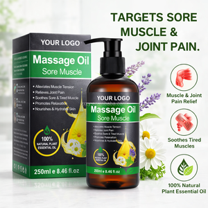 Aceites <span class=keywords><strong>de</strong></span> Masaje Naturales y Orgánicos para Spa, Nutren, Hidratan <span class=keywords><strong>la</strong></span> Piel, Alivian <span class=keywords><strong>la</strong></span> Tensión Muscular y el Dolor <span class=keywords><strong>en</strong></span> las Articulaciones, Relajantes para Dolores Musculares - Product Image 1