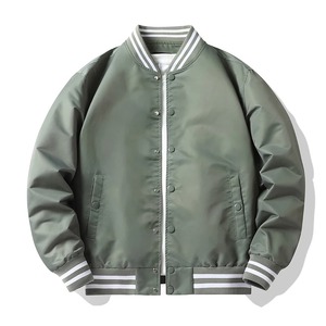 Blouson universitaire matelassé unisexe en toile à capuche, couleur unie, coupe-vent, imperméable, style décontracté pour couple - Product Image 5