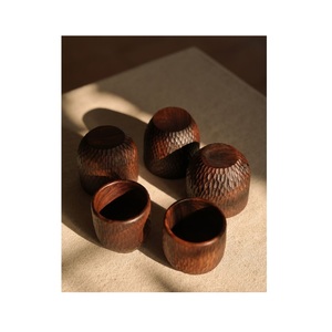 Tasse en bois faite à la main, tasse à café en bois massif naturel, style rustique, écologique, réutilisable, pour la cuisine et la salle à manger - Product Image 2