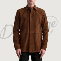 Blouson de motard classique en cuir marron pour homme, en véritable peau de mouton, avec ceinture double, fermeture éclair croisée et épaulettes