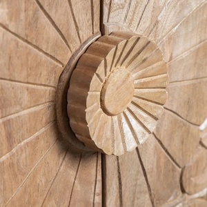 Vandana Hexa Terra - Mueble de Madera Tallado a Mano - Product Image 6