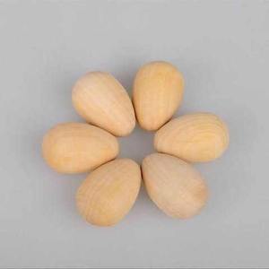 Huevos de Pascua de Madera Natural de Mango, Huevos Pintados para Manualidades, Decoración de Pascua, Venta al Por Mayor - Product Image 2
