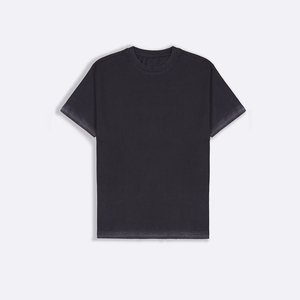 Camiseta de Cuello Redondo para Hombre, Color Sólido, Lavado Ácido, Corte Ajustado, Talla Adulto, Precio Bajo, Diseño Moderno - Product Image 4