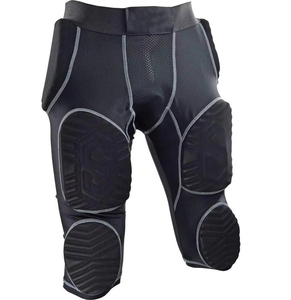 Pantalones acolchados de fútbol americano para hombre, cintura elástica, malla transpirable, ropa deportiva para práctica y juego, para adultos - Product Image 3
