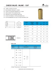 Fabricante y exportador de 0,90 kg de válvula de retención de alta calidad, válvula de corte en línea para máquina de paquete de energía hidráulica de la India - Product Image 2