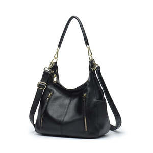 Bolso de Hombro de Cuero para Mujer con Doble Correa y Cadena Decorativa para Uso Diario en la Oficina y para Todas las Temporadas - Product Image 1