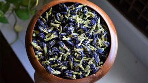 EXPAD Butterfly Pea Flower Powder Mixed Dried Southeast Asia Herbal Organic <b>Slimming</b> <b>Tea</b> Beverage Ingredient 100% Natural Vacuum - Product Image 4
