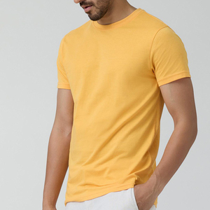 Wholesale Summer Wear Short Sleeve High Quality Blank Custom Cotton Polyester Summer Ringers Screen Printing <b>T</b> Shirts For Men - Product Image 3