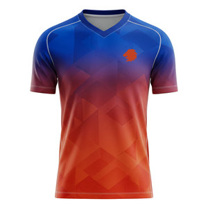 Maillots de foot personnalisés de haute qualité, 100 % polyester, pour équipes, en vente - Product Image 1