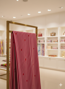 Le Souvenirs Tissu en coton peigné léger, absorbant l'humidité, respirant, biologique, écologique, imprimé couleur Cœur Magnifique - Product Image 3