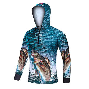 Sudadera con Capucha para Pesca, para Hombre, Cómoda, Ligera, de Secado Rápido, con Protección UV, Transpirable, Resistente al Viento, Impermeable, con Impresión por Transferencia de Calor - Product Image 6