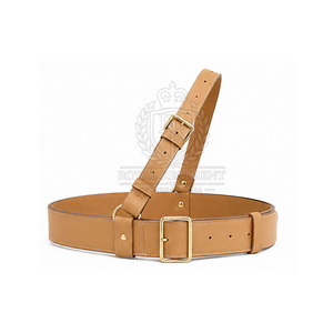 Ceinture en cuir Sam Browne avec détails classiques, ajustement réglable et finition soignée pour les événements formels et le quotidien - Product Image 5