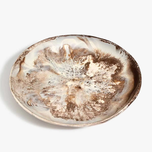 Grande corbeille à fruits décorative classique en résine écologique, faite à la main, pour la maison, la cuisine, le comptoir, les fêtes, élégante - Product Image 1