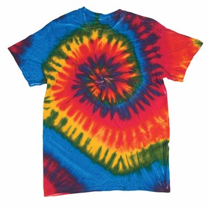 Camisetas Tie Dye al por Mayor para Hombre, Unisex, Color Arcoíris, Tela Premium Tie Dye, Camisetas Tie-Dye en Blanco para Hombre, 100% Algodón - Product Image 1