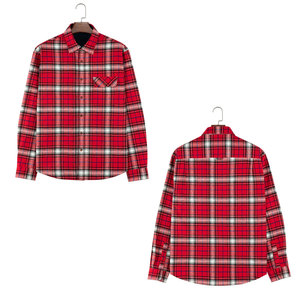 เสื้อเชิ้ตแขนยาวผ้าฝ้าย 100% ติดกระดุม แบบลำลอง แฟชั่นใหม่สำหรับผู้ชาย ใส่ได้ทั้งฤดูใบไม้ผลิและฤดูใบไม้ร่วง ขายส่งเสื้อเชิ้ตผ้าแฟลนเนล - Product Image 3