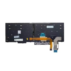 Nouveau clavier d'ordinateur portable de haute qualité pour <span class=keywords><strong>Lenovo</strong></span> <span class=keywords><strong>Thinkpad</strong></span> <span class=keywords><strong>ThinkPad</strong></span> <span class=keywords><strong>E580</strong></span> E585 E590 E595 L580 US Noir avec pointeur et rétroéclairage - Product Image 3