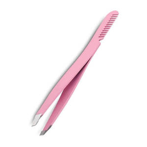Pinzas Profesionales Premium para Cejas, Inclinadas, de Acero Inoxidable, Reutilizables y Duraderas - Product Image 3