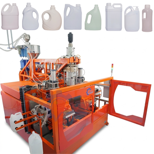 Machine de soufflage par extrusion entièrement électrique à grande vitesse et personnalisée pour bouteilles et bidons en plastique HDPE/PP de 1L, 2L, 10L - Product Image 1