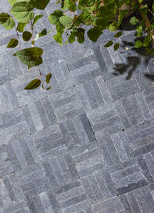 หินปูพื้นธรรมชาติเวียดนามแบบขัดเงาและหินบลูสโตนแบบขัดเงาโบราณสำหรับปูทางเดินในสวนและทางเท้า - Product Image 4