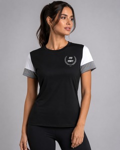 เสื้อยืดผู้หญิงผ้าฝ้ายพรีเมียม เสื้อลำลองที่มีผ้าที่นุ่มและระบายอากาศได้ดี ออกแบบมาเพื่อการสวมใส่ในชีวิตประจำวัน การเดินทางในฤดูร้อน และสวมใส่สบาย - Product Image 1